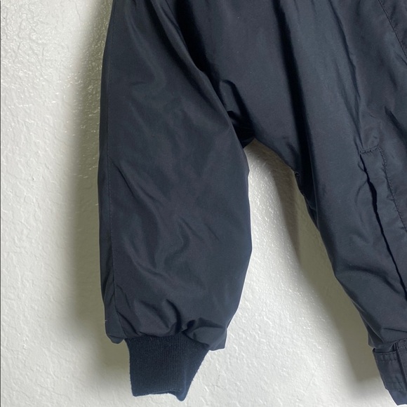 Obermeyer Vintage Style black Bomber Jacket Size 8 - Picture 4 of 12